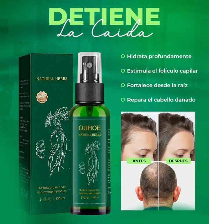 Spray Natural: Nutre, Fortalece y Activa el Crecimiento Desde la Raíz