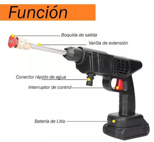Hidrolavadora Portatil 48v de Alta Potencia