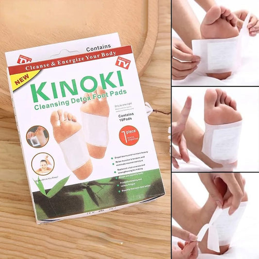 CAJA X 10 PARCHES DESINTOXICANTES KINOKI